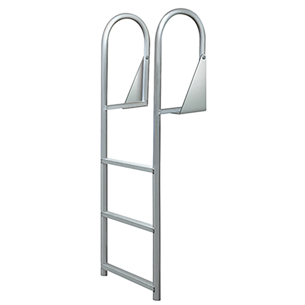 Hinged Flip Up Dock Ladder - Wide 4" Step