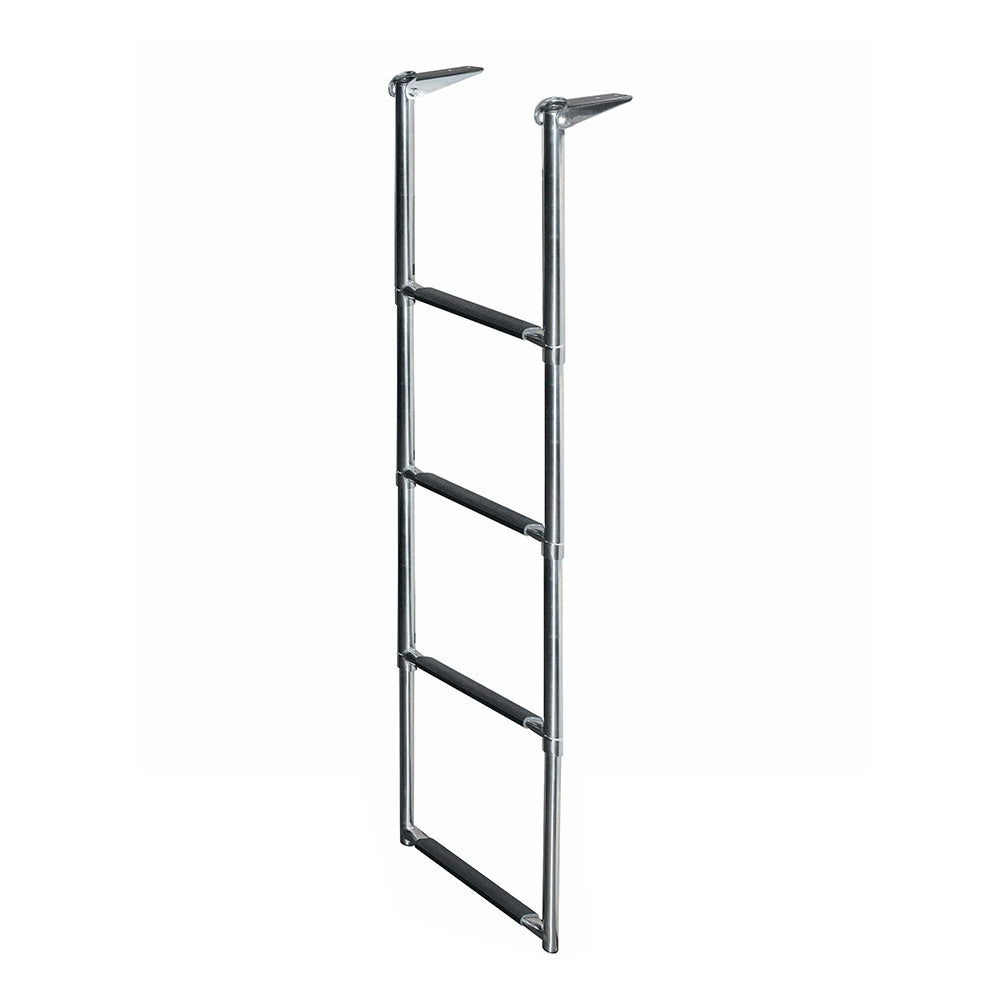 Stainless Steel Telescoping Transom Drop Ladder