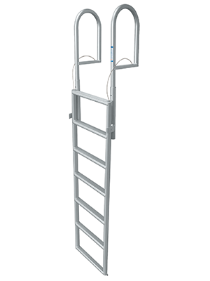 JIF Marine Retractable Sliding Dock Lift Ladder - Standard 2" Step