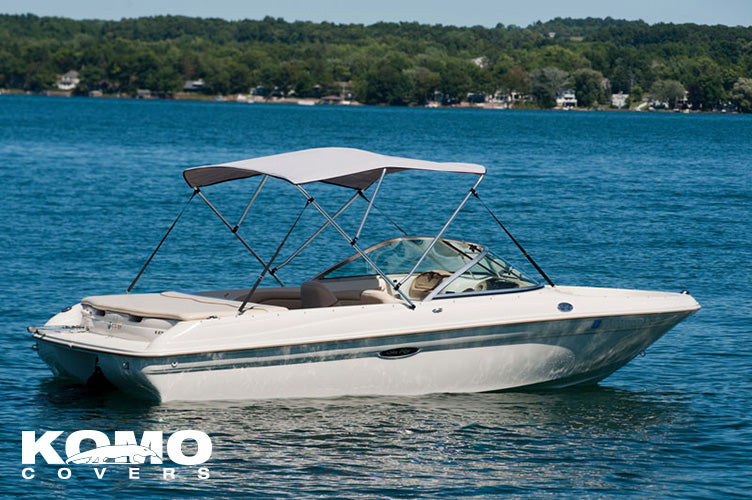 Komo Covers Premium 3-Bow Boat Bimini Top Cover