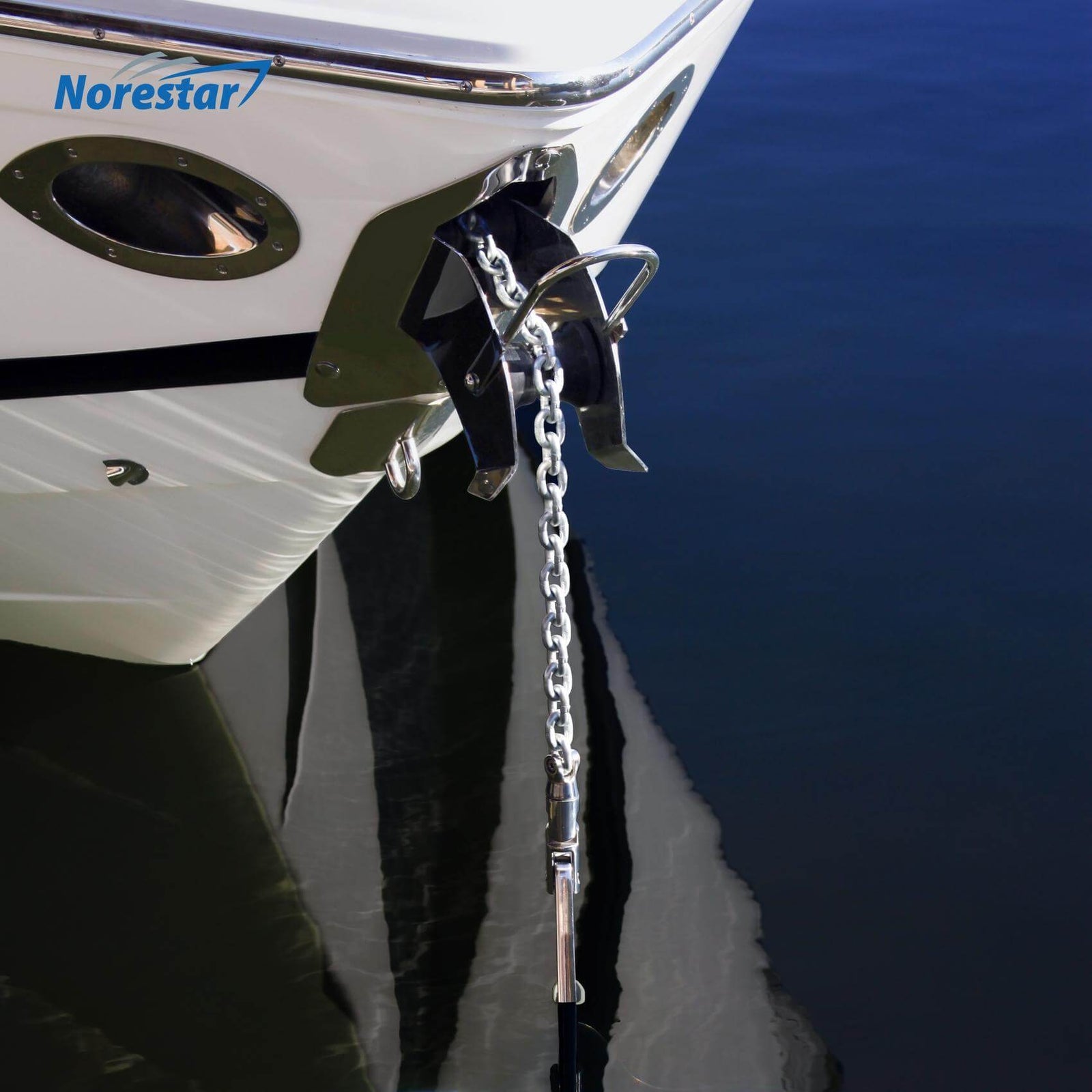 Norestar Double-Braided Nylon Windlass Rope & Galvanized Chain