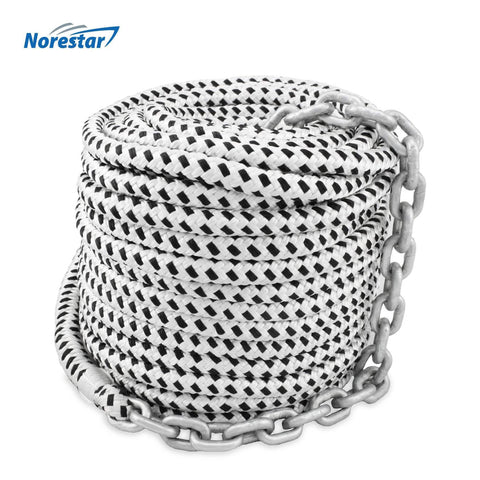Anchorlift Double-Braided Rope Spliced with Stainless Chain (For Windlass)  –
